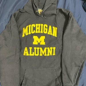 Michigan Wolverines Alumni Hooded Sweatshirt Size XL